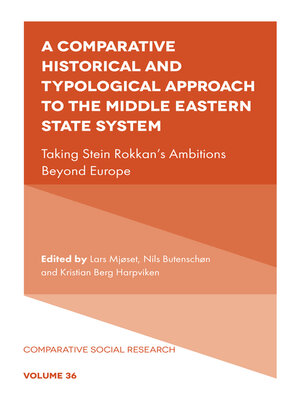 cover image of A Comparative Historical and Typological Approach to the Middle Eastern State System
